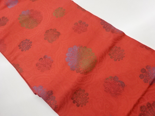 JAPANESE NAGOYA OBI / WOVEN FLOWER VASE